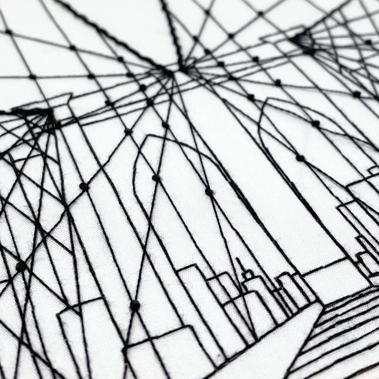 Brooklyn bridge embroidery stitches