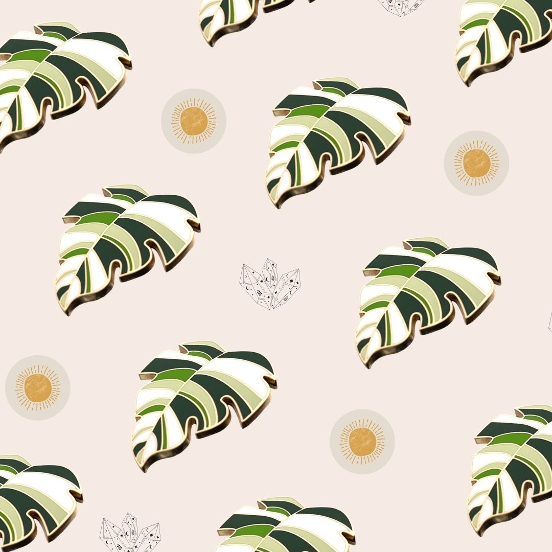 Monstera Leaf - Magnetic Needle Minder