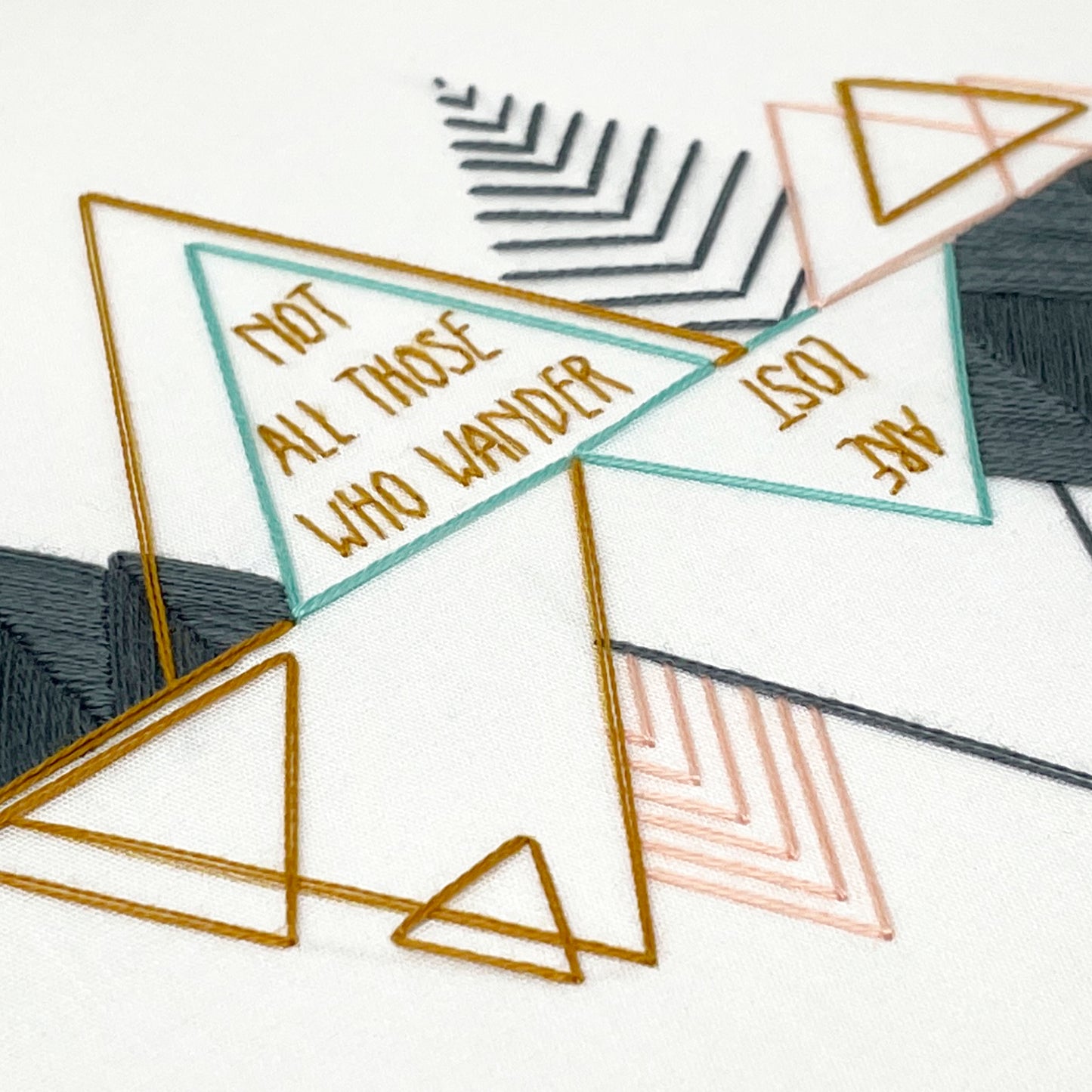mountain embroidery pattern