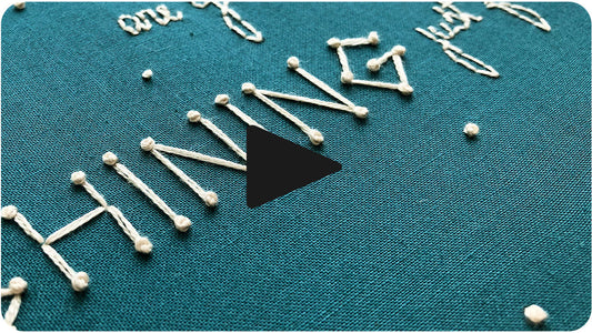 Colonial Knot Hand Embroidery Tutorial