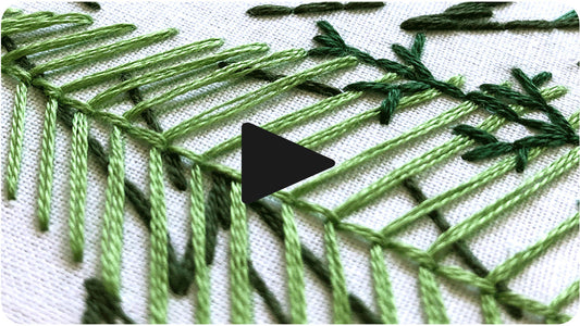 Fly Stitch Hand Embroidery 