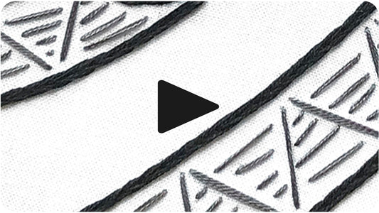 Heavy Chain Stitch Hand Embroidery Tutorial