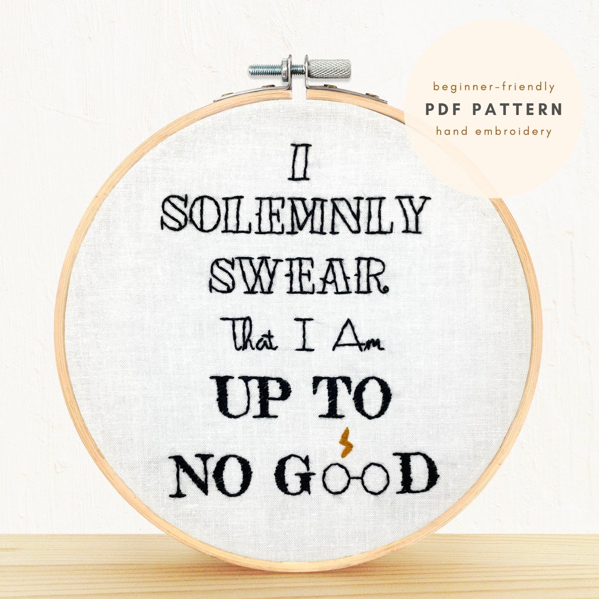 PDF Embroidery Pattern- Wizard