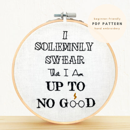 PDF Embroidery Pattern- Wizard