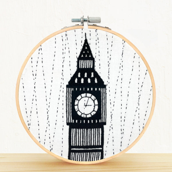 Load image into Gallery viewer, Big Ben Clock UK Embroidery Kit
