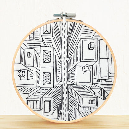 new york city embroidery kit