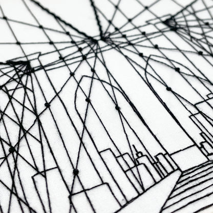 Brooklyn bridge embroidery stitches