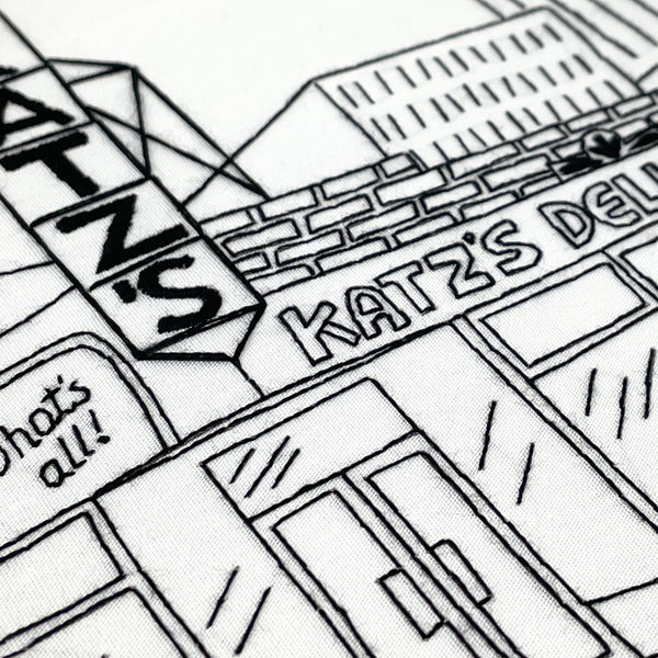 Load image into Gallery viewer, Katz&#39;s Deli New York City Embroidery Stitches
