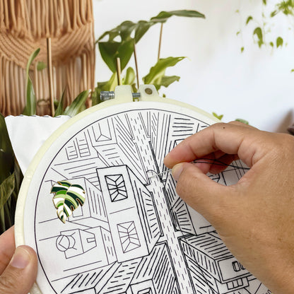 Monstera Leaf - Magnetic Needle Minder