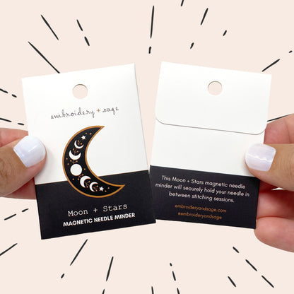 magnetic moon phase needle minder 