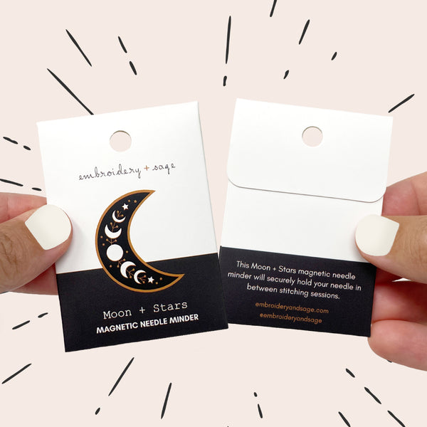 Load image into Gallery viewer, magnetic moon phase needle minder 
