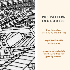 Rooftops of Paris PDF Pattern Details