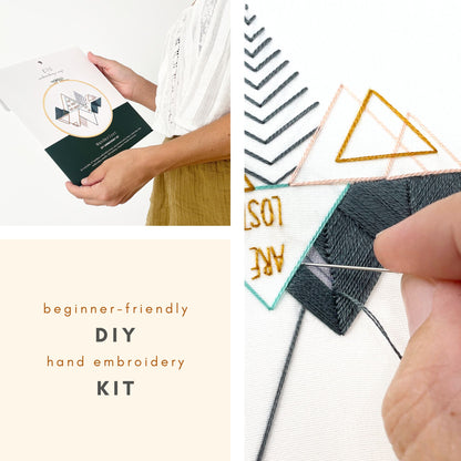 eco-friendly paper packaging embroidery kit