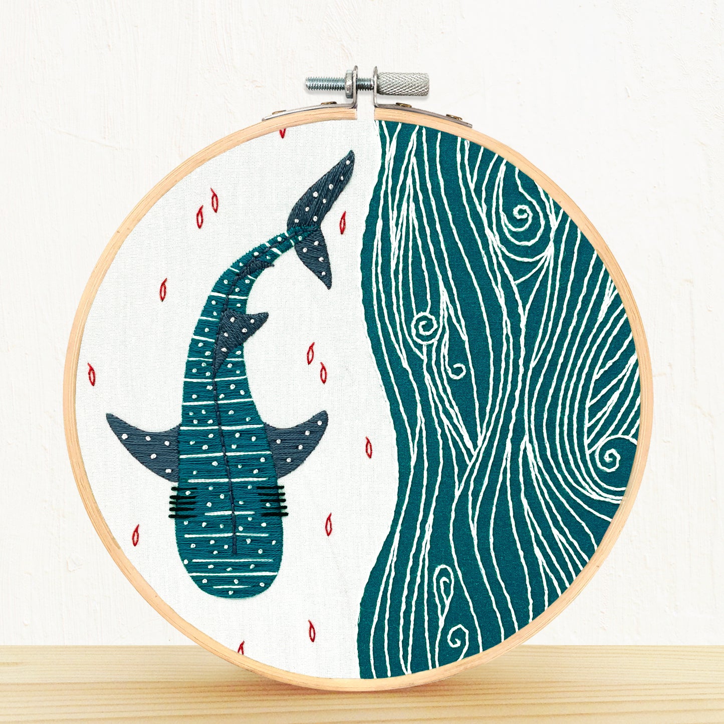NEW! Whale Shark - embroidery kit