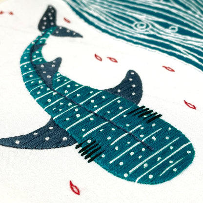 NEW! Whale Shark - embroidery kit