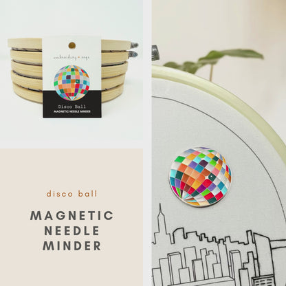Disco Ball - Magnetic Needle Minder