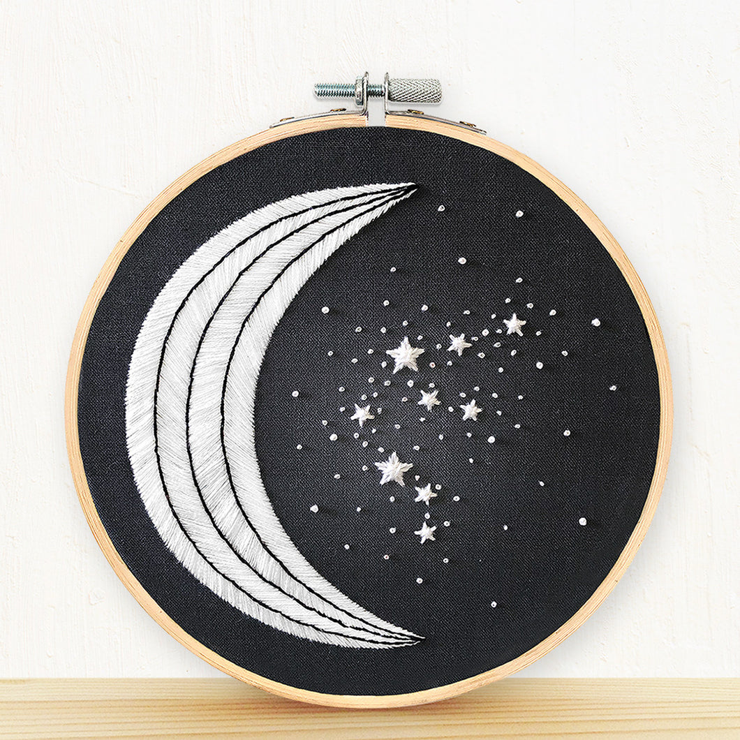 Aquarius Star Sign Embroidery