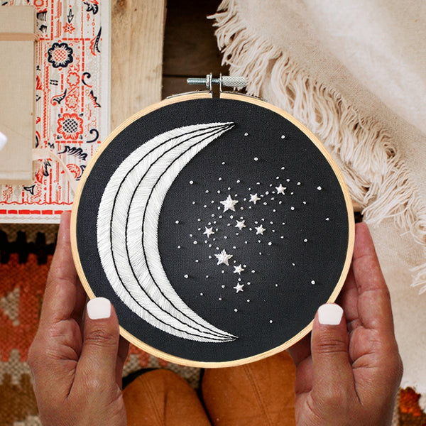 Load image into Gallery viewer, Aquarius Zodiac (Jan 20 - Feb 18) - embroidery kit
