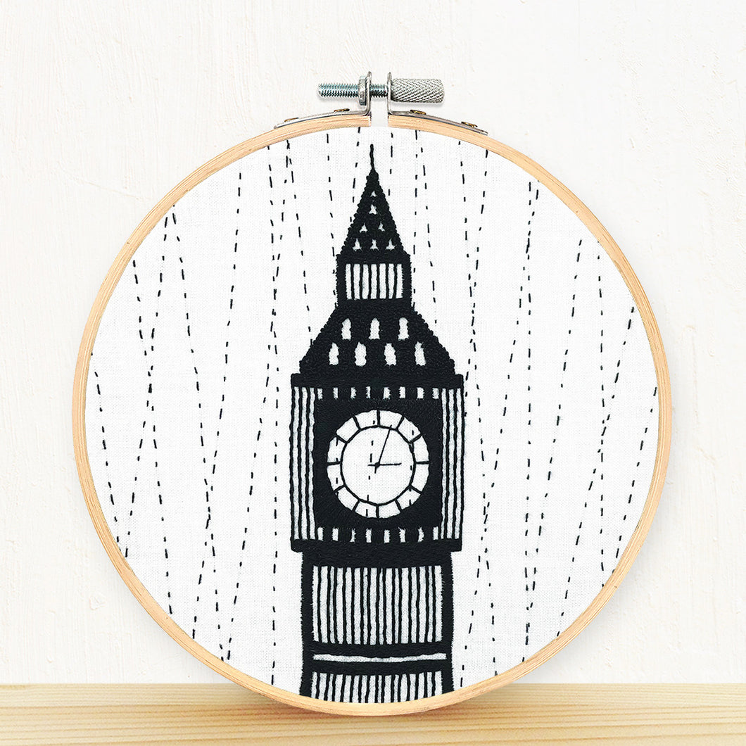 Big Ben Clock Embroidery Design 