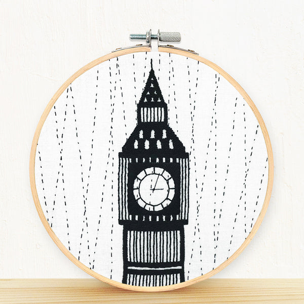 Load image into Gallery viewer, Big Ben Clock Embroidery Design 
