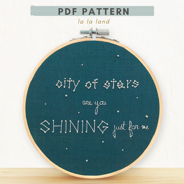 Load image into Gallery viewer, PDF embroidery Pattern city of stars
