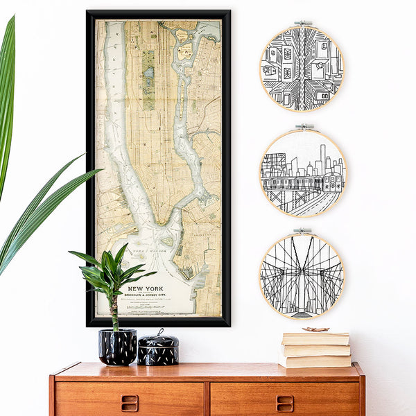 Load image into Gallery viewer, NYC Subway Train urban home decoration
