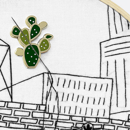 prickly pears needle keeper embroidery cross stitch accessory sewing tool