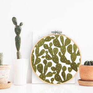 succulent plant handmade wall art