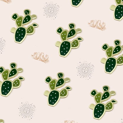 Prickly Pears Cactus Plant Needle Minder Pins