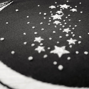 scorpio star and moon stitch embroidery pattern
